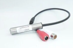 Microphone SHOROH-9 INS T Miniature active microphone with AGC, RCA and DC 12 connector, sensitivity adjustment
