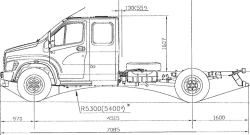 Chassis, Modification C42R33, Diesel engine Euro-5, Automatic transmission (OP RU K-RU.RU00.0000009.?6)