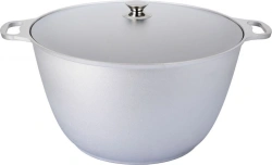 20L cast aluminium saucepan (uncoated) TM Kukmara, with aluminium lid