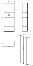 Bread cupboard (series 1.441)