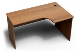 Corner computer table. Referent