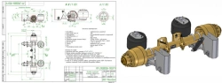 Axle unit MT-2900006-1950 (low-frame, pneumatic, single-axle, 11,0 tonne load capacity)