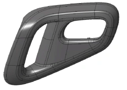 Door handle trim left 1681232581
