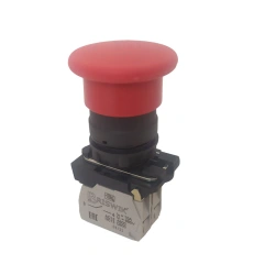 Switch with mushroom-shaped pusher 22mm plastic (CME 5)