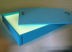 Sand drawing tablet with lid and RGB light article 32039