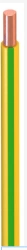 Wire with copper core and PVC plasticate insulation for nominal alternating voltage up to 450/750 V inclusive with nominal volta