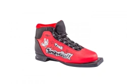 Children's ski boots TREK Snowball1 red (logo black) 75