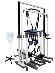Rehabilitation suspension for patient's verticalisation "Ortorent", in versions. Model "Orthorent C++ (stationary with robot