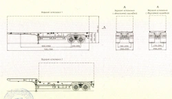 Semitrailer SAV 93182K (suspension: spring)