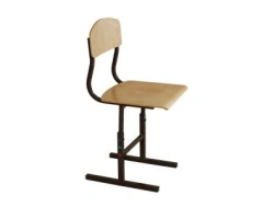 Pupil's chair on square tube frame