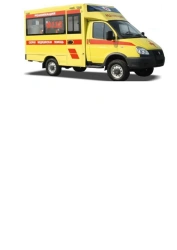 Ambulance, type 2243G, mod. 224395 cat. N1G with diesel engine on the basis of chassis GAZ type 3302, mod. 23