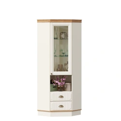 Villaggio LD.680340.000 Corner cupboard 45 (Alabaster/Golden Oak )