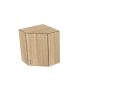 Hinged corner cupboard (kitchen)