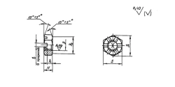 Hexagonal slotted low nuts OST 1 33048-80