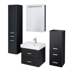 Cabinet under sink Aquaton Amerina 60 black 1A135401AM9501.A135.4.01A.M95.0