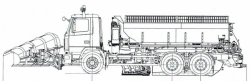 Combined machine KO-829BM, type KO-829BM, base chassis: MAZ-6312C3, MAZ-6312C5