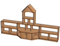 Set of furniture ''Teremok'' T-2/ NM48