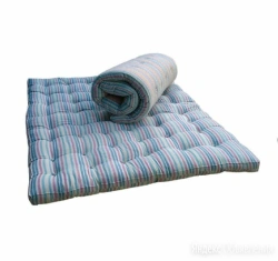 Springless cotton mattresses with mixed fabric tops