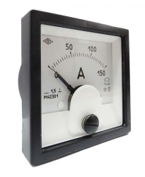 Panelboard microammeter, milliammeter, ammeter and voltmeter: version M42301.