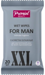 PREMIAL Wet wipes for intimate hygiene, for men 1/20/24