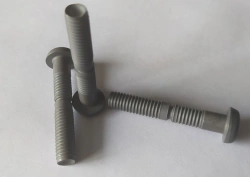 Bolt rivet rods with flat-rounded head with diameter tolerance field p6 made of titanium alloy OST 1 11384-74