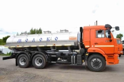 Tank truck for transportation of food liquids type 9666L (Modifications 9666L2 on KAMAZ 65207-S5 chassis)
