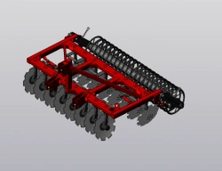 BD-2,6x2H mounted disc harrow