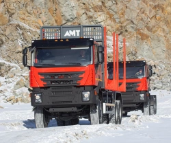 SPECIALISED SORTING TRUCK AMT N.V. 732920 in "-10" configuration, with components manufactured in Russia, wheel arrangement 8x8.