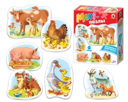 MAXI-puzzle "Pets: Mum and Baby" in a box
