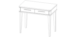 Salvador" Common Room Furniture Set Dressing Table Art.C501 S01