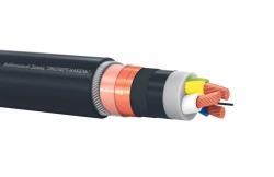 Flexible cables for voltage up to 3 kV of reduced fire hazard, with reduced smoke and gas emission KGVKAVVng(A)-LS