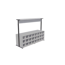 Cloakroom floor standing, double-sided G.5
