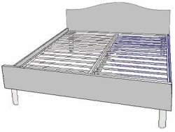 Double bed project SI56.01.03.02