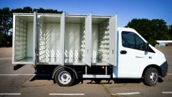 Means of transport - vans for the carriage of foodstuffs (bread van), type 37123, modification 37123B on chassis base