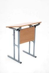 Pupil's table adjustable tilting STORN2-4, STORN3-5, (height group adjustment 2,3,4 / 3,4,5) single-seat square tube
