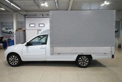 Truck with flatbed platform (tent), with petrol engine, mod. GRNTSH, category N1, on the basis of vehicle LADA GRANTA ti