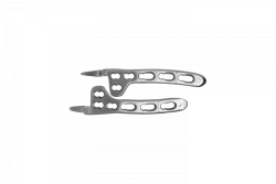Hook plate with angular stability for left and right clavicles