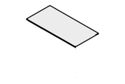Straight table top. Furniture set "Work"
