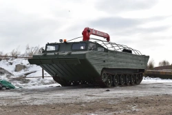 Multifunctional lift on the basis of snow-swampers, model TG-126-08