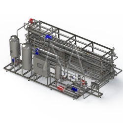 Sterilisation-cooling tubular units model P8-OSO