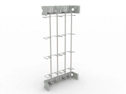 Cross-module vertical KMV series for installation in 19-inch racks and cabinets