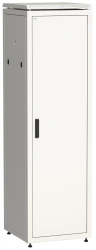 LN35-33U66-M ITK Network cabinet 19" LINEA N 33U 600x600 mm glass front door, metal front door grey