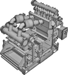 Sieve and hydrocyclone plant SGU-135