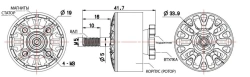 Brushless three-phase electric motors type 2812