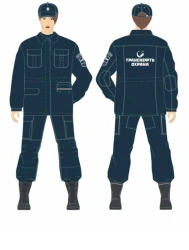 Women's suits (jacket, trousers) for protection against mechanical effects and general industrial pollution of departmental empl