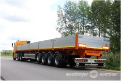 Flatbed semi-trailer flatbed four-axle MSP-468