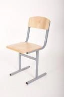 Student non-adjustable chair SU3, SU4, SU5, SU6 (3, 4, 5, 6 height group) square tube