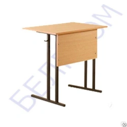 Wooden pupils' tables for educational institutions, including school desks of IE Avdeev D.A. brand