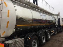 Semi-trailer-tank FOX TANK PTC 877718 (modification 877718) on Tonar 9042 axles, with maximum permissible load per one axle P