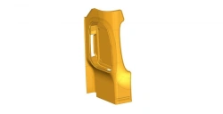 Rear partition panel exterior